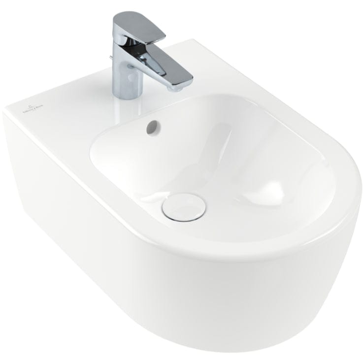Villeroy & Boch Bidet Villeroy & Boch Avento Wall Hung Bidet in White Alpin