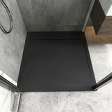 Ideal Standard Rectangle Shower Tray Ideal Standard Ultra Flat S i.life Shower Tray in Jet Black