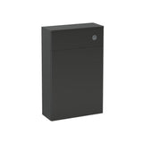 Aquarius WC Back To Wall Unit Matt Black Imex Croma WC Unit - 550mm Wide