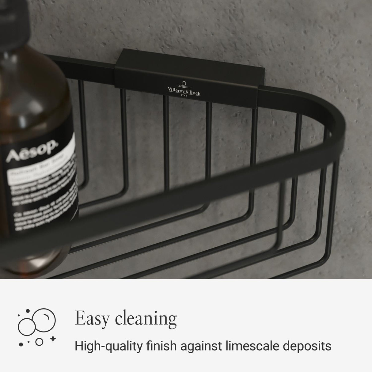 Villeroy & Boch Basket Villeroy & Boch Elements - Tender Corner Wire Shower Basket
