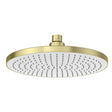 Roca Fixed Shower Head Brushed Brass Roca Rainsense Stainless Steel Round 230mm Ceiling Shower Head