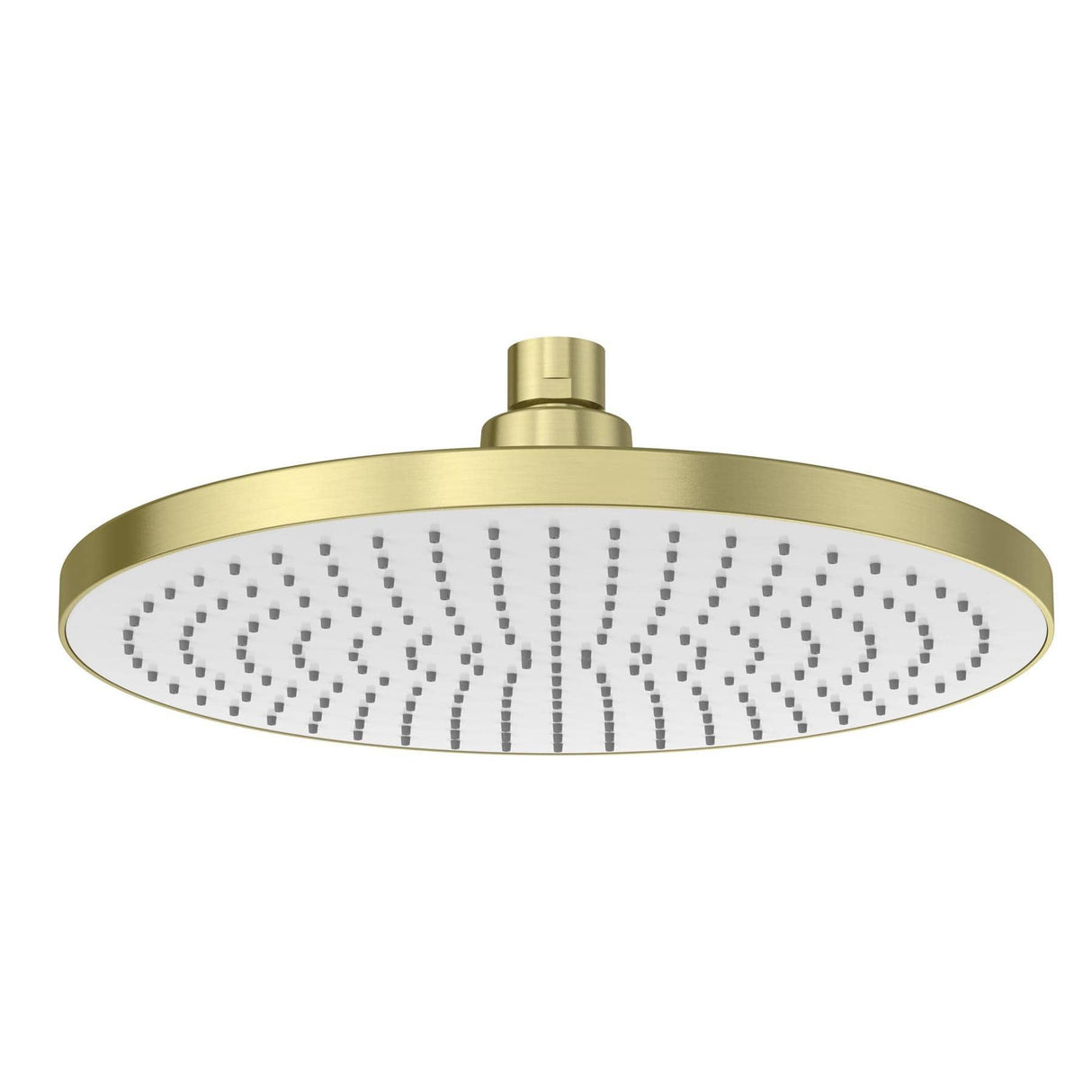 Roca Fixed Shower Head Brushed Brass Roca Rainsense Stainless Steel Round 230mm Ceiling Shower Head