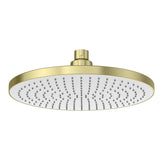 Roca Fixed Shower Head Brushed Brass Roca Rainsense Stainless Steel Round 230mm Ceiling Shower Head