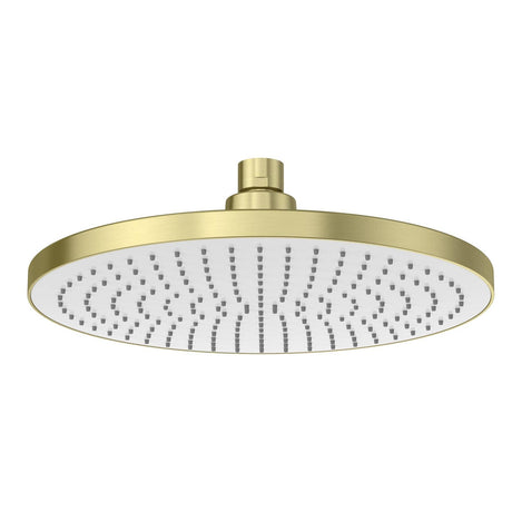 Roca Fixed Shower Head Brushed Brass Roca Rainsense Stainless Steel Round 230mm Ceiling Shower Head
