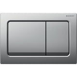 Geberit Flush Plate Geberit Alpha Flush Plate with Square Buttons