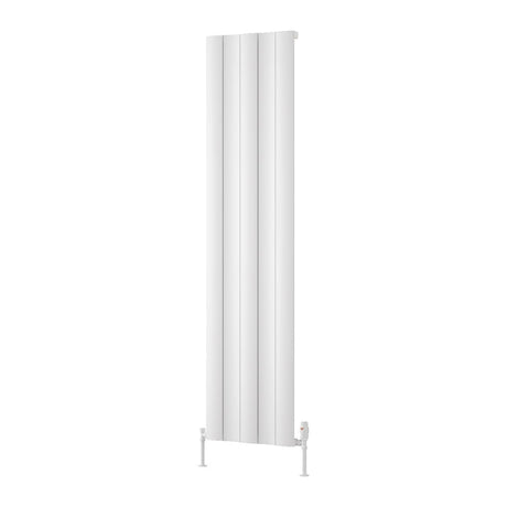 Reina Panel Radiator 1800 x 470mm / White Reina Gio Aluminium Vertical Single Panel Central Heating Radiator