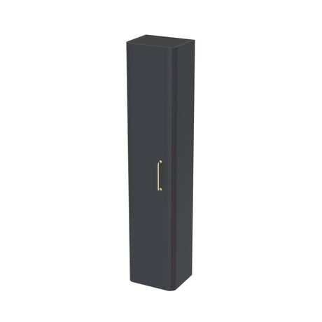 Saneux Storage Unit Matte Anthracite Saneux Hyde Tall Wall Mounted Storage Unit with Reversible Door
