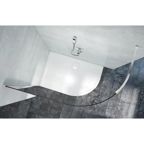 Merlyn Offset Quadrant Shower Tray Merlyn Level 25 Slip Resistant Offset Quadrant Shower Tray