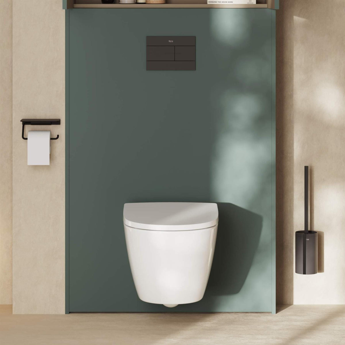 Roca Ona Compact Soft Close, Quick Release Supralit Toilet Seat
