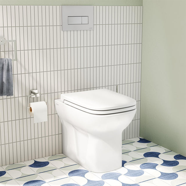 Vitra Back To Wall Toilet VitrA S20 Back to Wall Toilet with Soft Close Seat