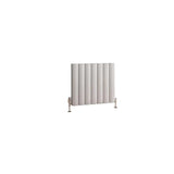 Eastbrook Panel Radiator Eastbrook Guardia Straight Horizontal Aluminium in Matt Grey
