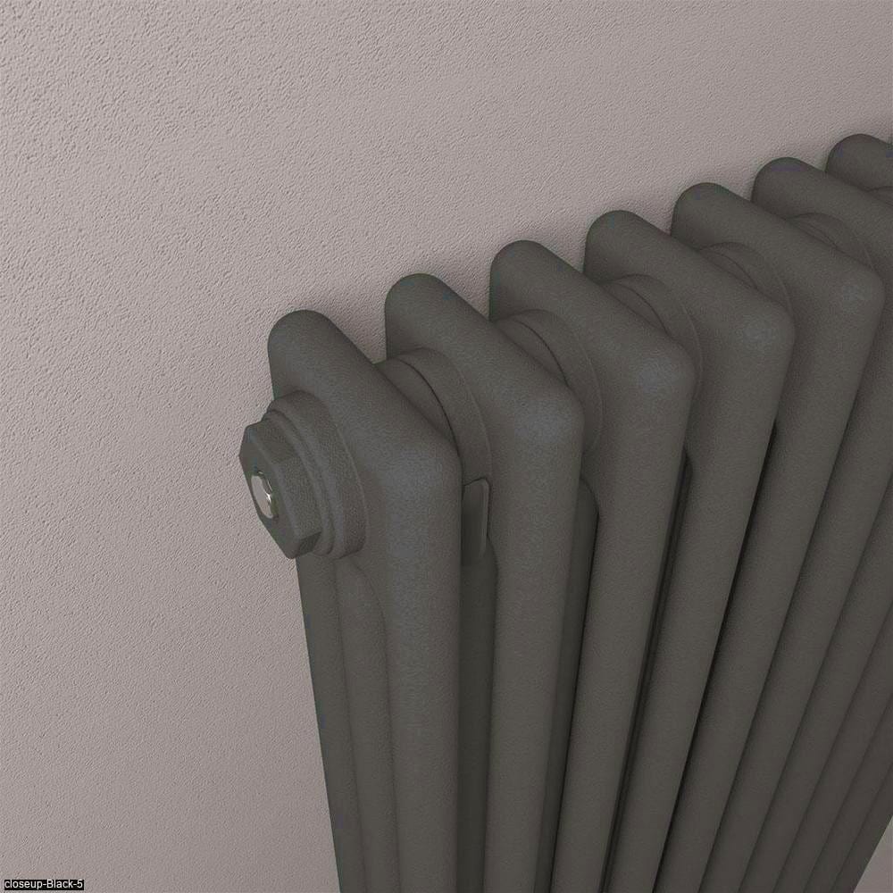 Eastbrook Rivassa Traditional 3 Column Radiator in Matt Anthracite