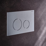 Geberit Flush Plate Brushed Stainless Steel Geberit Sigma Round Stainless Steel Flush Plate