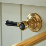Vado Wall Mounted Basin Tap Booth & Co. Axbridge Wall Mounted  Basin Mixer Tap with Lever Handles