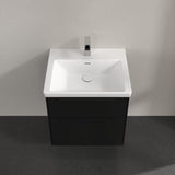 Villeroy & Boch Wall Mounted Vanity Unit Villeroy & Boch Subway 3.0 Wall Hung 600mm Two Drawer Vanity Unit with Basin