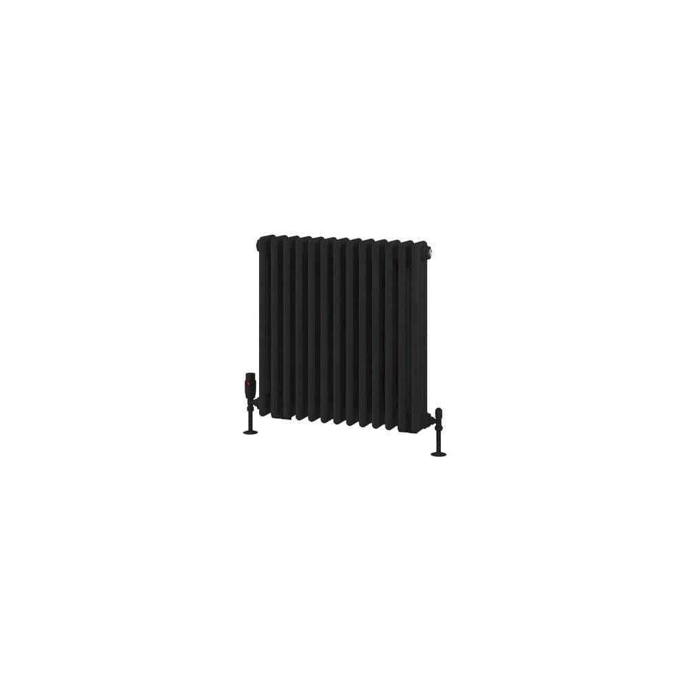 Eastbrook Eastbrook Rivassa Traditional 3 Column Radiator in Matt Black