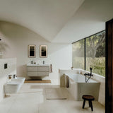 Roca Corner Bath Roca Ona Asymmetric Corner Stonex® Bath