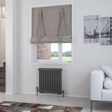 Eastbrook Column Radiator 600 x 608 / Dual Fuel Eastbrook Rivassa Traditional 2 Column Radiator in Matt Anthracite
