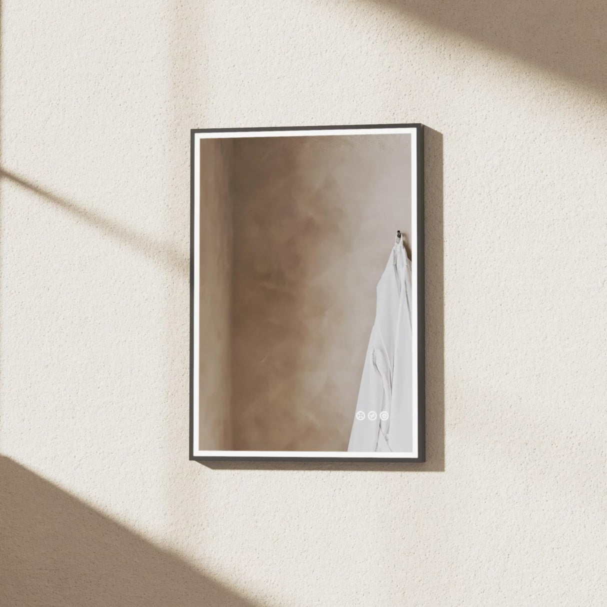 Crosswater Illuminated Mirror 500 x 700mm / Slate Crosswater MPRO LED Illuminated Rectangular Mirror