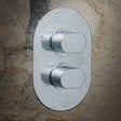 Vado Concealed Shower Valve VADO DX Life 1 Outlet, 2 Handle Concealed Thermostatic Shower Valve in Chrome