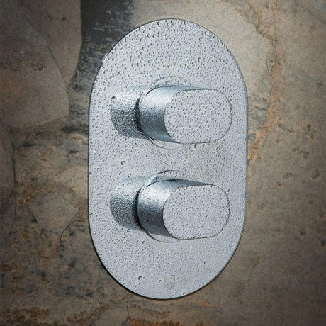 Vado Concealed Shower Valve VADO DX Life 1 Outlet, 2 Handle Concealed Thermostatic Shower Valve in Chrome