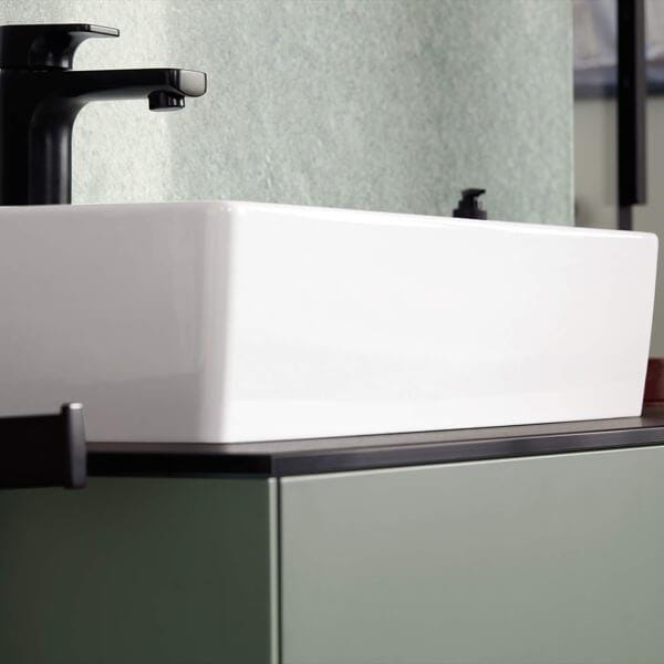 Villeroy & Boch Wall Hung Basin Villeroy & Boch Memento Wall Hung Basin with Overflow - 600mm Wide - 1 Tap Hole - White Alpin
