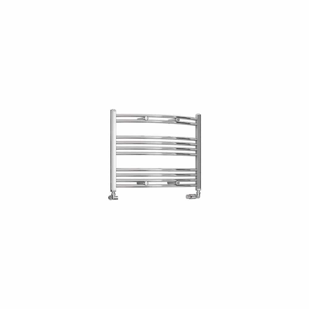 Eastbrook Ladder Rail Eastbrook Wendover Curved Vertical Heated Towel Rail in Chrome