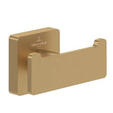Villeroy & Boch Robe Hook Brushed Gold Villeroy & Boch Elements - Striking Double Towel Hook