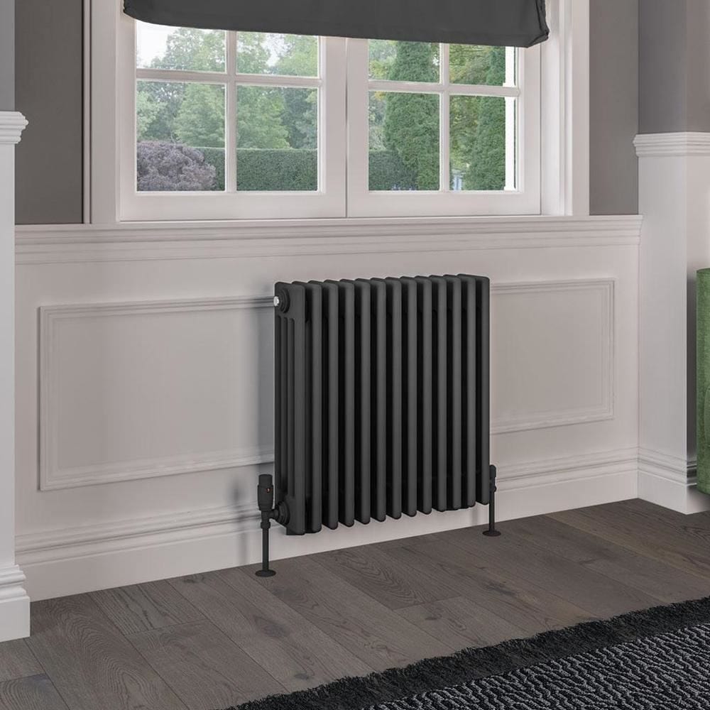 Eastbrook Rivassa Traditional 4 Column Radiator in Matt Anthracite