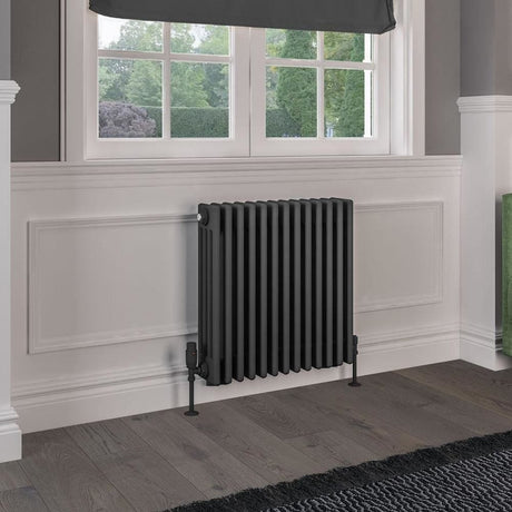 Eastbrook Rivassa Traditional 4 Column Radiator in Matt Anthracite