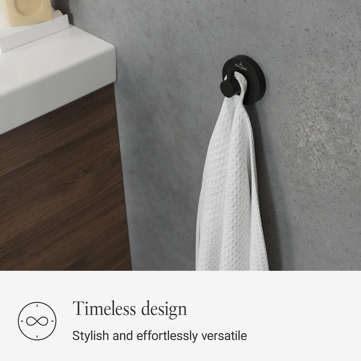 Villeroy & Boch Toilet Roll Holder Villeroy and Boch Elements -  Tender Robe Hook