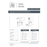 JTP Bath Shower Mixer JTP Grosvenor Cross Wall Mounted Bath Shower Mixer with Kit