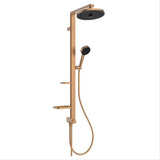 Ideal Standard Shower Riser Rail Ideal Standard Ceratherm ALU+ Rigid Riser Rail with Diverter, Showerhead, Handset and Shelves