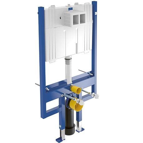 Villeroy & Boch Wall Hung WC Frame Villeroy & Boch VICONNECT Compact Wall Mounted Cistern Frame - 1120mm x 635mm