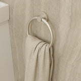 Villeroy & Boch Towel Rails and Rings Brushed Nickel Matt Villeroy & Boch Elements - Tender Towel Ring