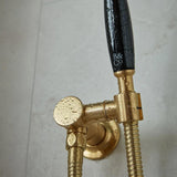 Vado Shower Handset Booth & Co. Axbridge Single Function Shower Handset with Hose, and Intergrated Outlet and Bracket