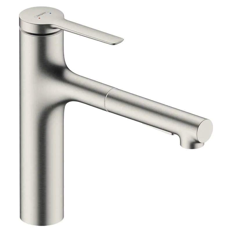 Hansgrohe Kitchen Tap Hansgrohe Zesis M33 Single Lever Kitchen Mixer Tap 160 with Pull-Out Spray