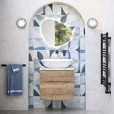 Crosswater Wall Mounted Vanity Unit Crosswater Glide II Wall Mounted Two Drawer Vanity Unit with Worktop