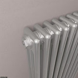 Eastbrook Column Radiator Eastbrook Rivassa Traditional 3 Column Radiator in Chrome Effect