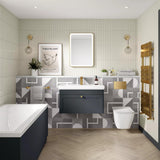 Aquarius Bathrooms Wall Mounted Vanity Unit Aquarius Leighton 800mm Wall Mounted  One Drawer Vanity Unit with Basin