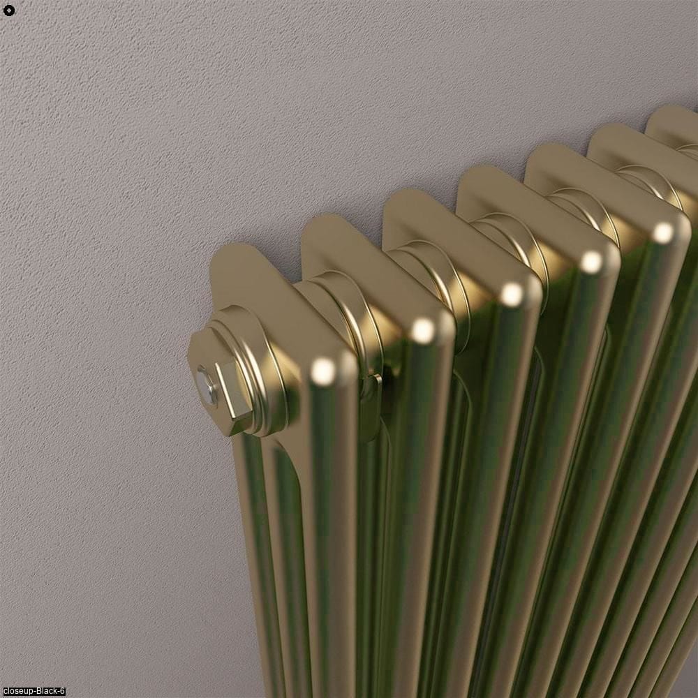 Eastbrook Column Radiator Eastbrook Rivassa Traditional 3 Column Radiator in Bronze Effect