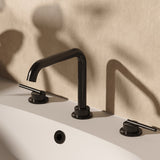 Crosswater 3 Tap Hole Basin Set Stainless Slate Crosswater 3ONE6 Lever 3 Hole Basin Mixer Tap