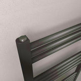 Eastbrook Wendover Straight Heated Towel Rail in Brushed Gunmetal