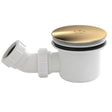 Aquarius Shower Tray Waste Brushed Brass / White Aquarius Urbano 90mm Shower Waste with Cover for 45mm Trays Online