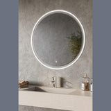 Aquarius Bathrooms Illuminated Mirror Aquarius Halo Round 800mm LED Illuminated Mirror
