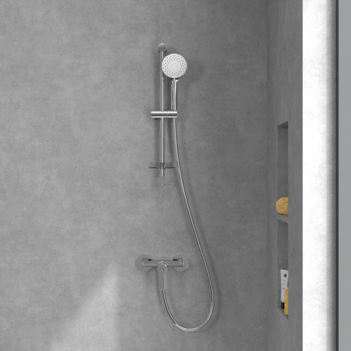 Villeroy & Boch Bath Shower Mixer Villeroy & Boch Architectura Wall Mounted Single Lever Shower Mixer Tap in Chrome