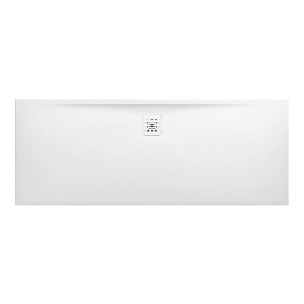 Laufen 1800 x 700mm / Drain on Long Side Laufen Marbond PRO Rectangular Tray with Waste in White