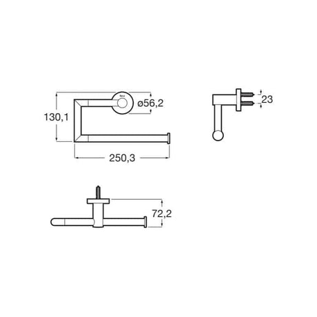 Roca Towel Rails and Rings Roca Hotels Round Towel Ring