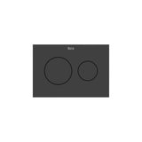 Roca Flush Plate Matt Black Roca Duplo-S PS3 Flush Plate