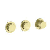 Roca Concealed Shower Set Roca T-Multi Switch Thermostatic Concealed Shower Valve with Rainshower Head, Shower Handset and  Hose